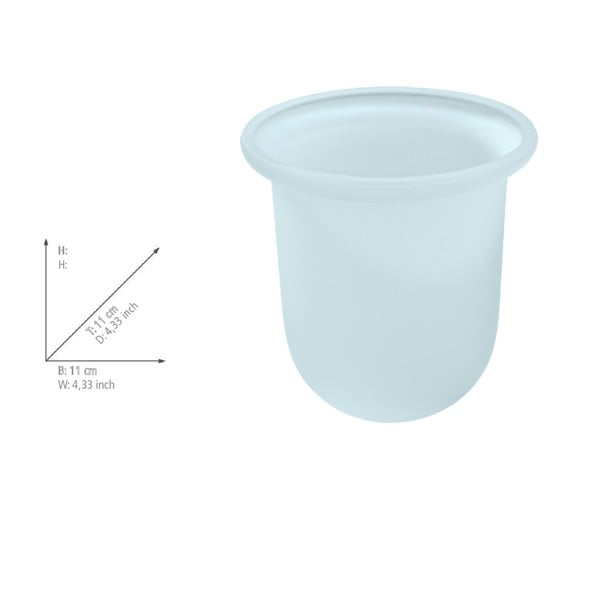 Steklena posoda za WC ščetko - Wenko-image-1