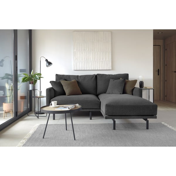 Črna dodatna kovinska miza Kave Home Vidalita-image-4