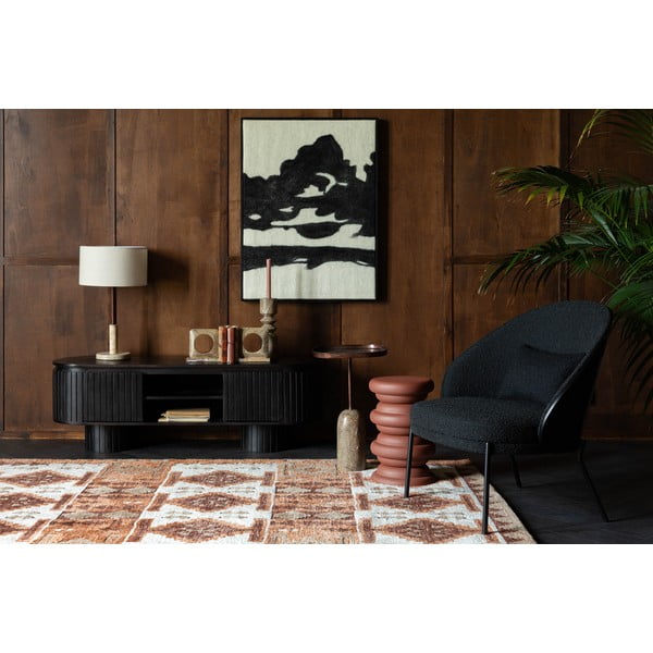 Temno rjava TV omarica iz masivnega manga 140x45x40 cm Kenji – Dutchbone-image-2