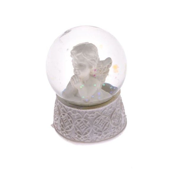 Snežna krogla z angelom, ki moli Dakls