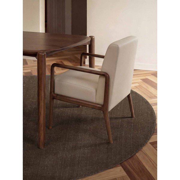 Rjava ročno tkana volnena okrogla preproga ø 200 cm Greenwich – Ted Baker-image-1