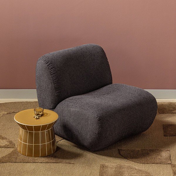 Keramična okrogla stranska mizica ø 38 cm Plu – WOOOD-image-1