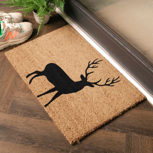 Predpražnik iz kokosovih vlaken 40x60 cm Stag – Artsy Doormats-image-1
