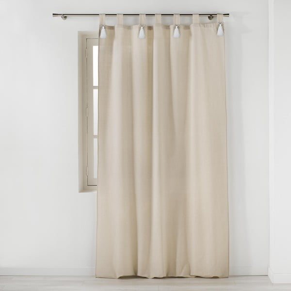 Bež zavesa 140x240 cm Cyrine – douceur d'intérieur