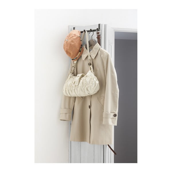 Črn kovinski obešalnik za vrata 30 cm Tower – YAMAZAKI-image-3