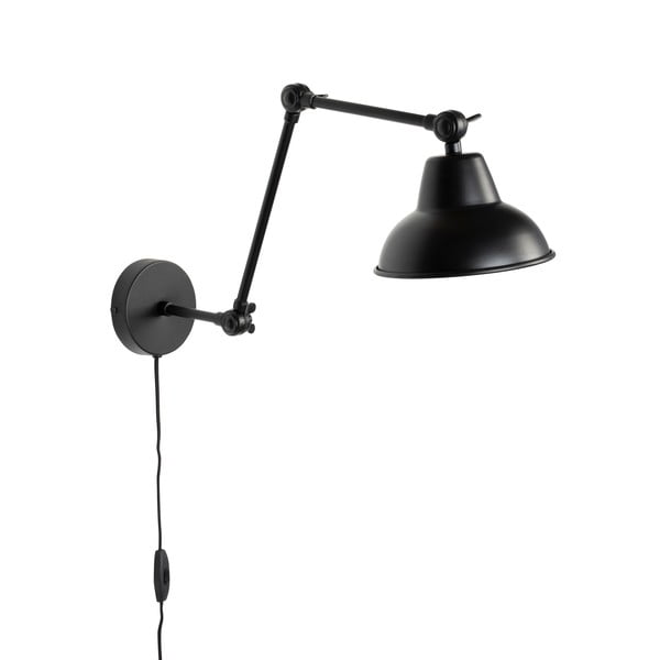 Črna stenska svetilka Xavi – White Label