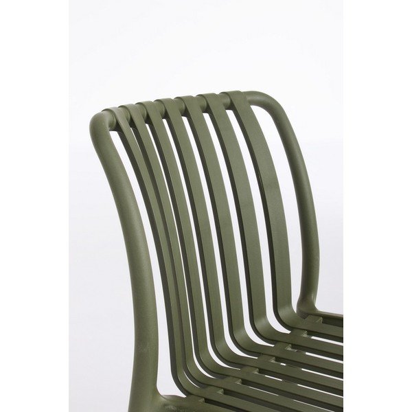 Zelen plastičen vrtni stol Billie – Bizzotto-image-1