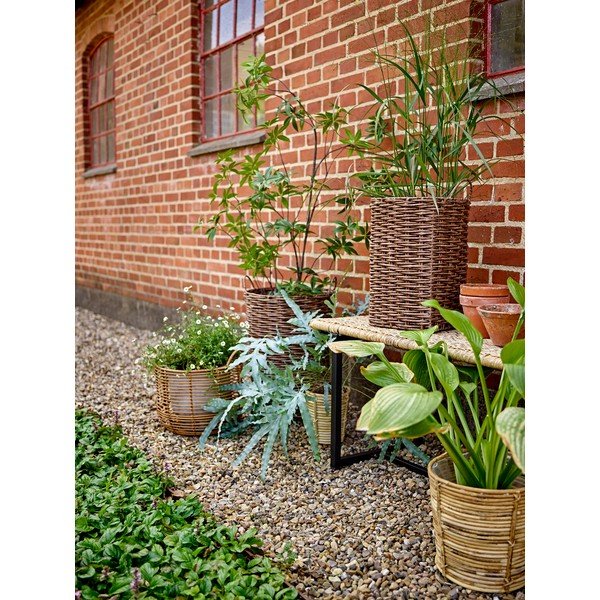 Okrasni cvetlični lonci v kompletu 2 ks iz umetnega ratana ø 35 cm Cestina – Bloomingville-image-2