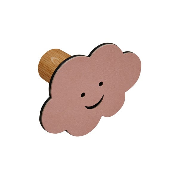 Rožnat jeklen stenski obešalnik Cloud Dot Nupo – LIND DNA-image-1