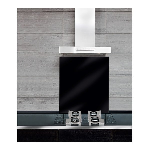 Črna zaščitna steklena stenska plošča Wenko, 70 x 60 cm-image-4