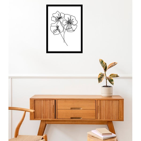 Plakat 29x41 cm Black Poppy – Veronika Boulová-image-1