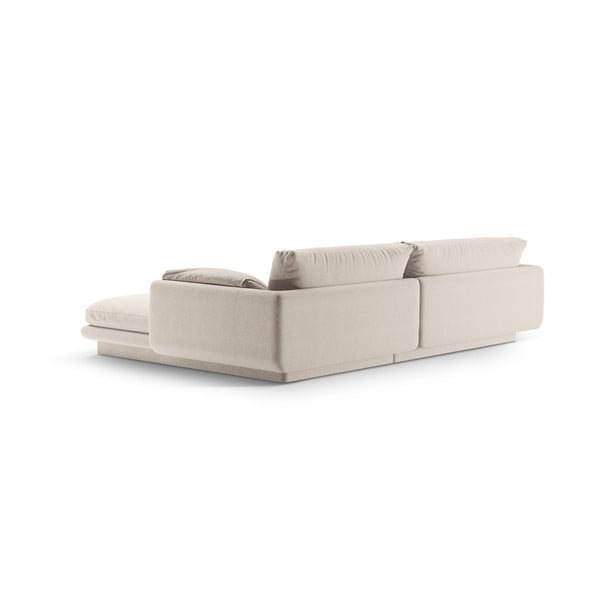Bež kotna sedežna garnitura (levi kot) Torino – Micadoni Home-image-3