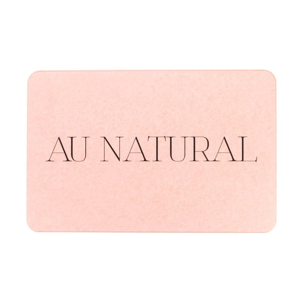 Svetlo roza kopalniška podloga 39x60 cm Au Natural - Artsy Doormats