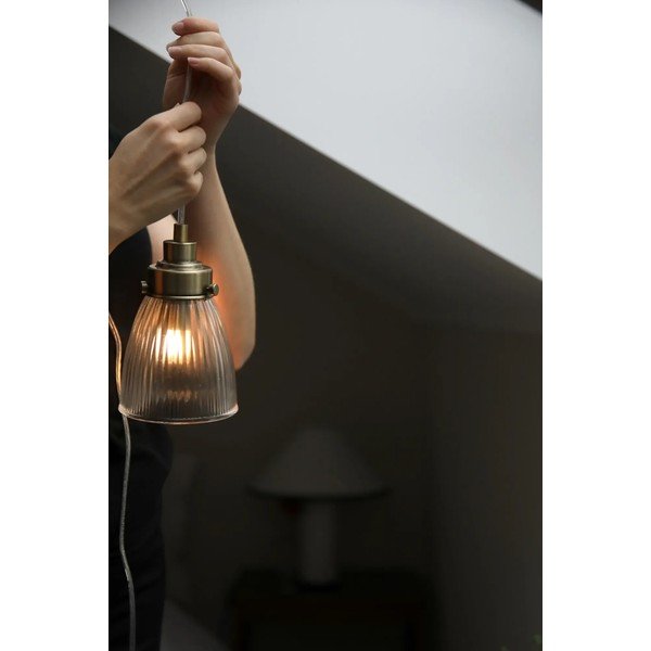 Medeninasta viseča svetilka s steklenim senčilom ø 11 cm Bellis – Markslöjd-image-2