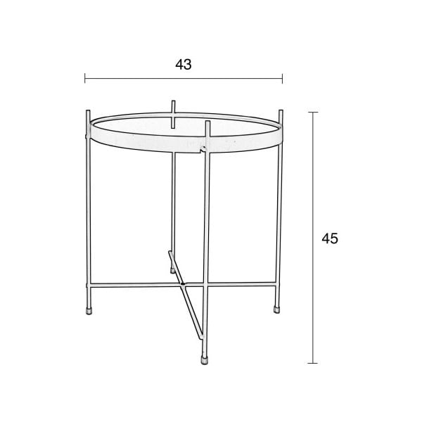 Bela stranska stranskih mizica za kavo Zuiver Cupid -image-2