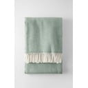 Svetlo zelena pletenina z bombažem Euromant Skyline, 140 x 180 cm