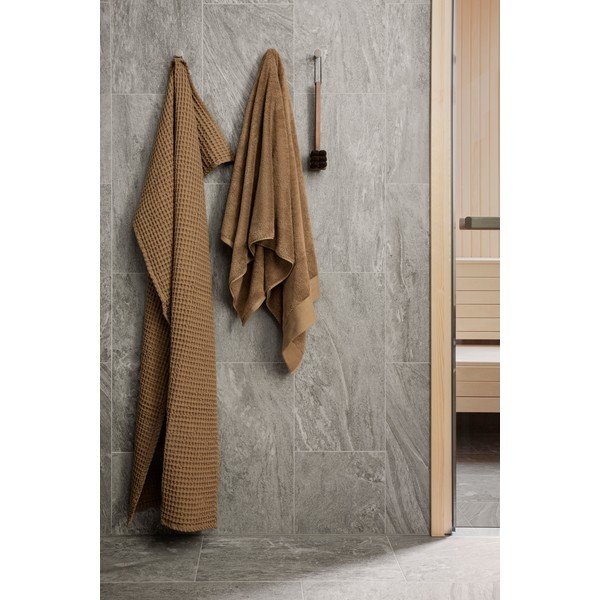 Rjava bombažna brisača Blomus Caro, 100 x 50 cm-image-2