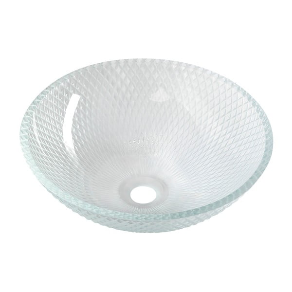 Steklen okrogel umivalnik ø 42 cm Puketa – Sapho