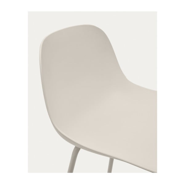 Kremno bel barski stol (višina sedeža 74 cm) Altea – Kave Home-image-1