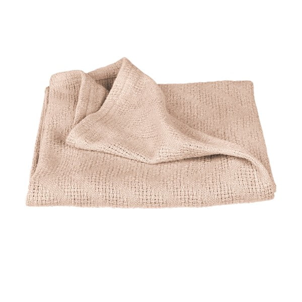 Bež bombažna pletena otroška odeja 80x80 cm Frosty Almond – Roba