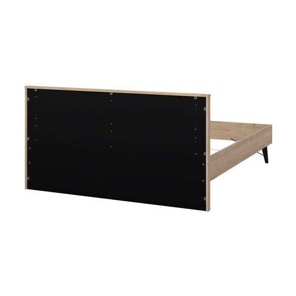 Zakonska postelja brez letvenega dna 160x200 cm v naravni barvi Ry – Tvilum-image-2