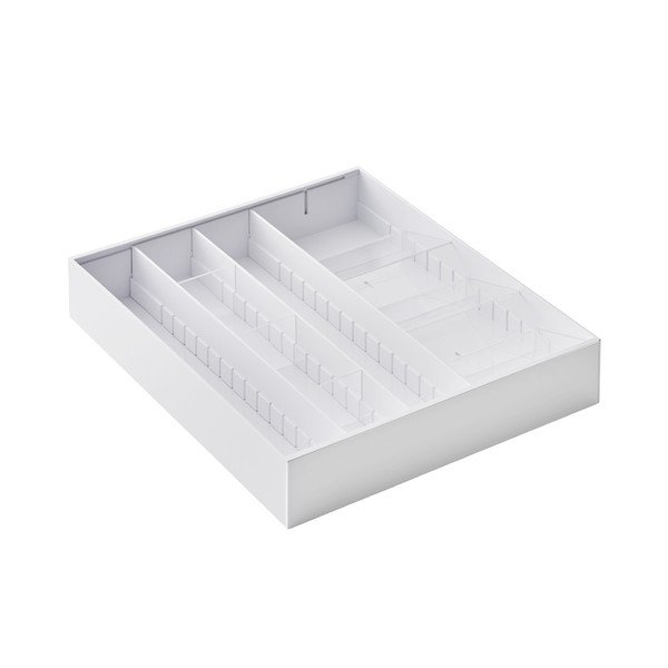 Bel plastični organizator za predal 47,5 x 35 cm - YAMAZAKI-image-2