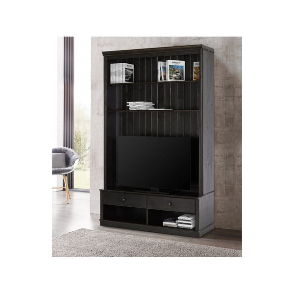 Rjav TV komplet iz masivnega bora 140x223 cm Anita – Støraa-image-3