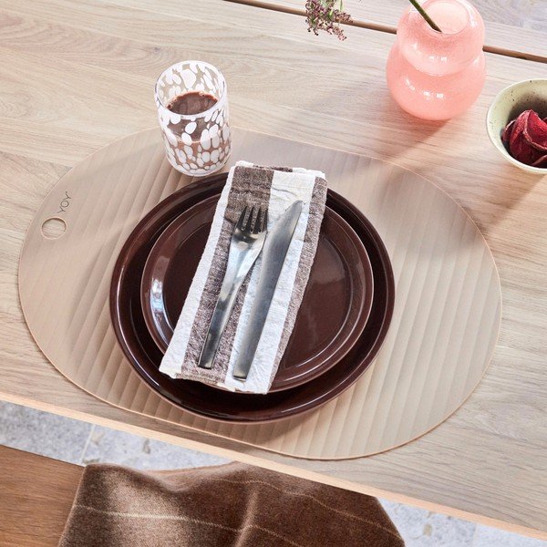 Krožniki v kompletu 2 ks iz terakote v barvi terakote ø 22 cm Yuka – OYOY Living Design-image-1