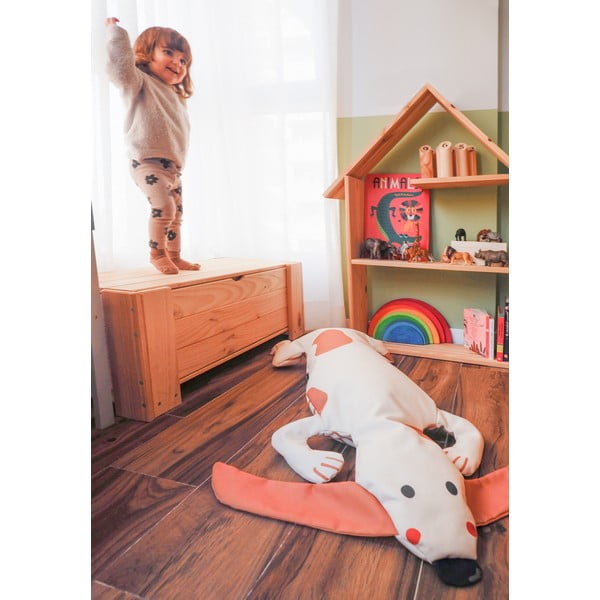 Bež otroška vreča za sedenje Dog – Little Nice Things-image-1