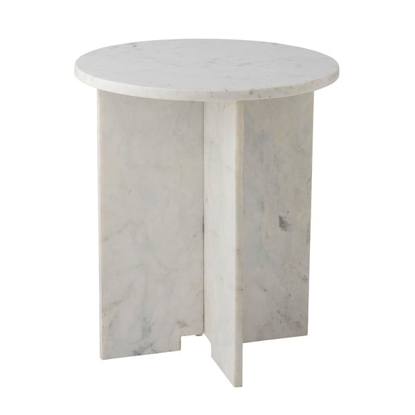 Marmorna okrogla stranska mizica ø 46 cm Jasmia – Bloomingville
