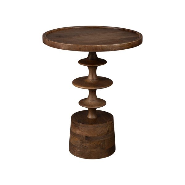 Okrogla stranska mizica iz masivnega manga ø 46 cm Cath – Dutchbone