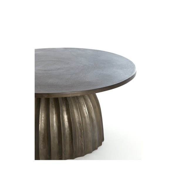 Kovinska okrogla stranska mizica ø 70 cm Veglia – Light & Living-image-2