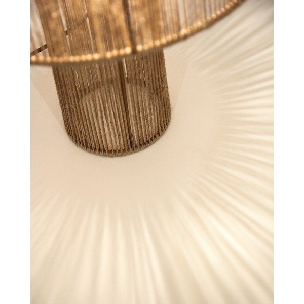 Namizna svetilka v naravni barvi s senčilom iz jute (višina 54 cm) Pontos – Kave Home-image-2