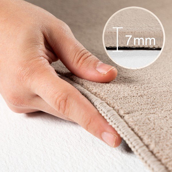 Bež pralna okrogla preproga ø 120 cm Sky – Ayyildiz Carpets-image-4