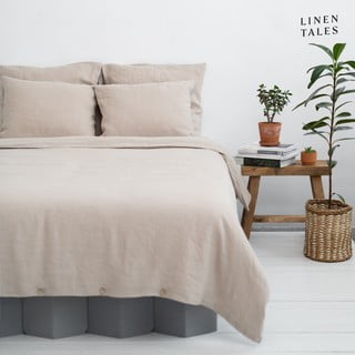 Kremno bela posteljnina iz konopljinih vlaken 140x200 cm – Linen Tales