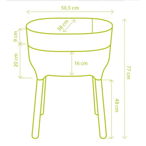 Plastičen samozalivalni cvetlični lonec Urbalive – Plastia-image-4
