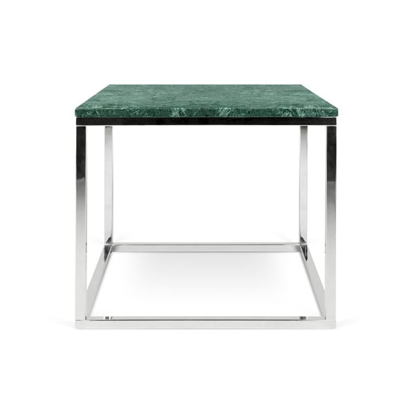 Zelena marmorna mizica TemaHome Prairie, 50 x 47 cm