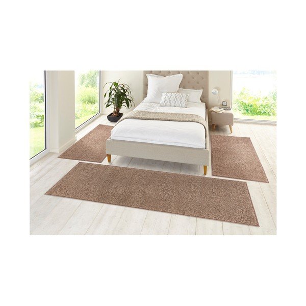Komplet 3 bež tekačev Hanse Home Pure-image-1