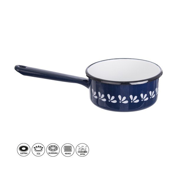 Modra emajlirana ponev Orion, 0,6 l-image-2