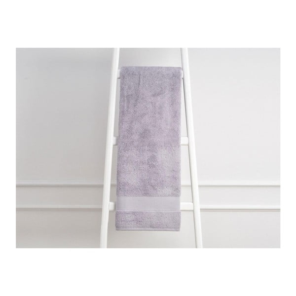 Vijolična bombažna brisača Elone, 70 x 140 cm
