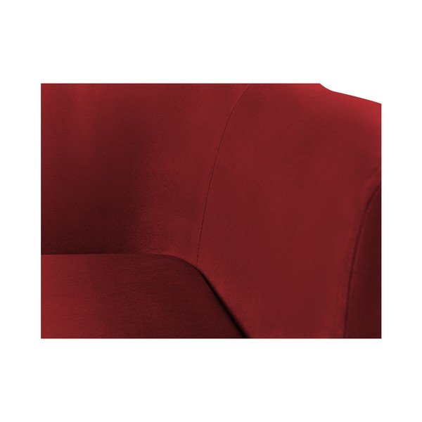 Rdeča žametna zofa Kooko Home Glam, 175 cm-image-4
