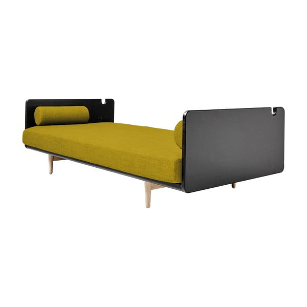 Variabilni kavč Karup Deva Black/Raw Oak/Amarillo-image-3