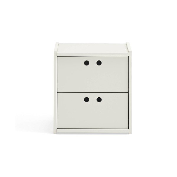 Kremno bela nočna omarica Wally – Teulat