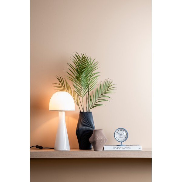 Temno modra vaza iz poliresina (višina 30 cm) Twisted Rib – PT LIVING-image-1