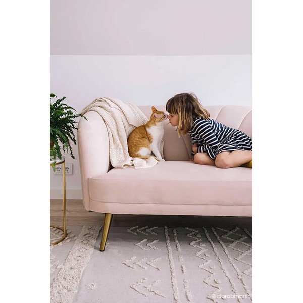 Bela pralna ročno tkana bombažna preproga 170x240 cm Tribu Natural – Lorena Canals-image-4