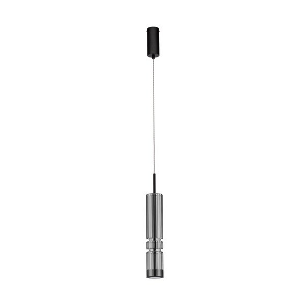 Siva steklena LED viseča svetilka ø 8 cm Bento – Nova Luce