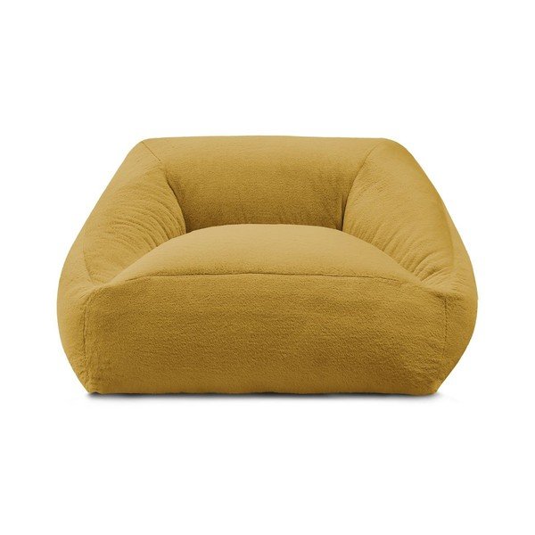 Rumena vreča za sedenje iz umetnega krzna Lilibet – Bobochic Paris-image-2