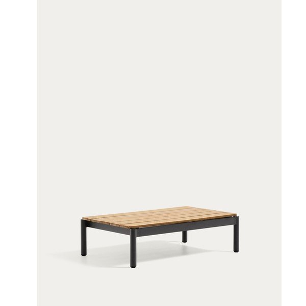 Vrtna klubska mizica iz masivnega tika 57x91 cm Sorells – Kave Home-image-3
