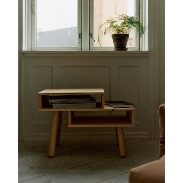 Črna kavna mizica iz borovega lesa Karup Design Hako-image-4