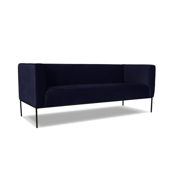 Temno modra trisedežna zofa Windsor & Co. Zofe Neptun-image-3